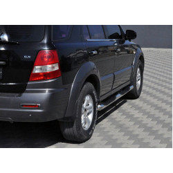 Бічні труби (2 шт., нерж.) для Kia Sorento 2002-2009 рр