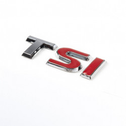 Напис TSI (під оригінал) T-хром, SI-червоні для Volkswagen Scirocco