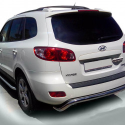 Задня дуга AK007 (нерж.) для Hyundai Santa Fe 2 2006-2012рр