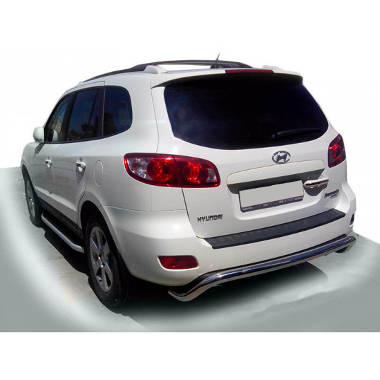 Задня дуга AK007 (нерж.) для Hyundai Santa Fe 2 2006-2012рр