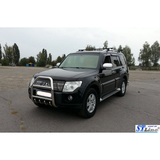 Кенгурятник QT011 (нерж.) для Mitsubishi Pajero Wagon IV