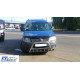 Кенгурятник WT003 (нерж) 60мм, з написом для Volkswagen Caddy 2004-2010 рр