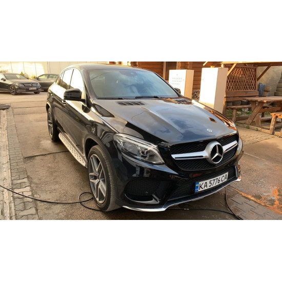 Бокові пороги (OEM) для Mercedes GLE coupe C292 2015-2019рр