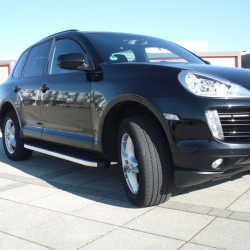 Бокові пороги BlackLine (2 шт., алюміній) для Porsche Cayenne 2003-2010 рр