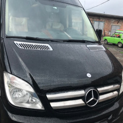 Накладка на охолодження (2 шт., ABS) для Mercedes Sprinter W906 2006-2018 рр