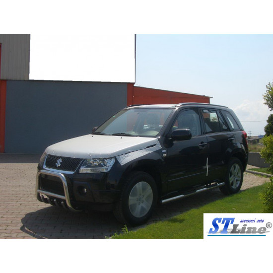 Бічні труби (2 шт., нерж) для Suzuki Grand Vitara 2005-2017 рр