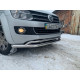 Передній вус подвійний Vegas 2010-2016 (нерж) d76/42 мм для Volkswagen Amarok рр