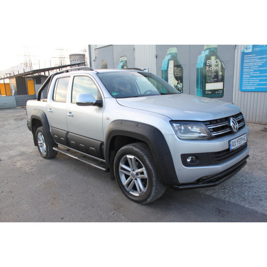 Передній вус подвійний Vegas 76/42 2010-2016 (чорний) для Volkswagen Amarok рр