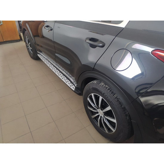 Бокові пороги V2, OEM для Kia Sportage 2015-2021 рр