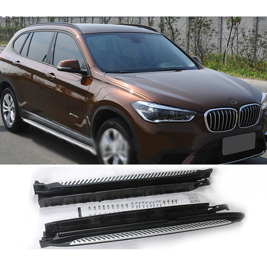 Бокові пороги OEM (2 шт) для BMW X1 F-48 2015-2024 рр