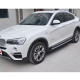 Оригінальні пороги V2 (2 шт, алюміній) для BMW X4 F-26 2014-2018рр