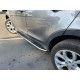 Бокові пороги OEM V1 (2 шт, алюм.) для Land Rover Discovery Sport