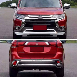 Передня і задня накладки (2 шт., 2016-2024) для Mitsubishi Outlander рр