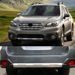 Передня та задня накладки V1 (2 шт, EU) для Subaru Outback 2014-2019 рр