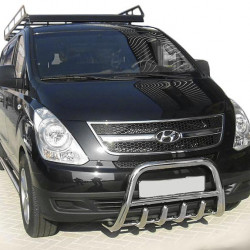 Кенгурятник WT003 (нерж.) для Hyundai H200, H1, Starex 2008-2024 рр