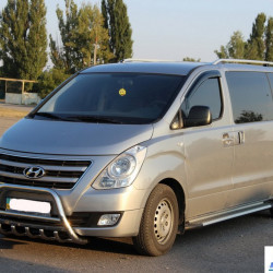 Кенгурятник WT003 (нерж.) для Hyundai H200, H1, Starex 2008-2024 рр