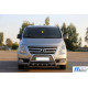 Кенгурятник WT003 (нерж.) для Hyundai H200, H1, Starex 2008-2024 рр