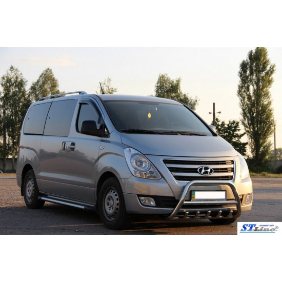 Кенгурятник WT003 (нерж.) для Hyundai H200, H1, Starex 2008-2024 рр