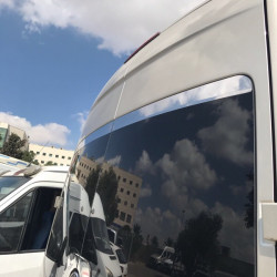 Верхня окантовка вікон (нерж.) для Mercedes Sprinter W906 2006-2018 рр