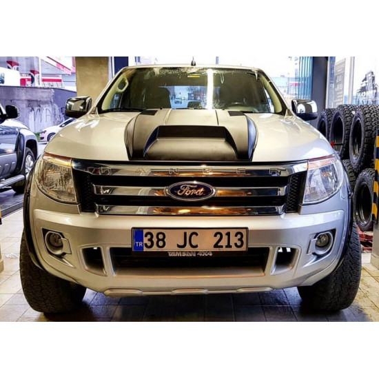 Накладка на капот V1 (ABS) для Ford Ranger 2011-2022 рр