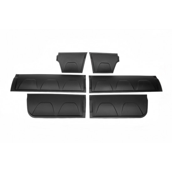 Молдинг на двері OmsaLine (6 шт, ABS) для Volkswagen Amarok 2010-2022 рр