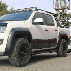 Розширювачі колісних арок EuroCap (ABS, чорні) для Volkswagen Amarok 2010-2022 рр