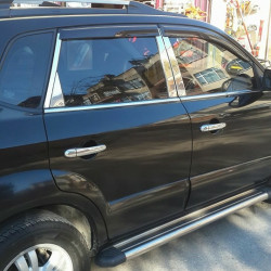 Накладки на стійки (нерж) для Hyundai Tucson JM 2004-2024 рр