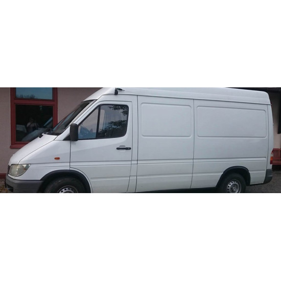 Накладки на арки (6 шт, чорні) для Mercedes Sprinter W901-905 1995-2006 рр