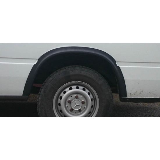 Накладки на арки (6 шт, чорні) для Mercedes Sprinter W901-905 1995-2006 рр