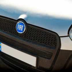 Емблема (синя, самоклейка) 75 мм для Тюнінг Fiat