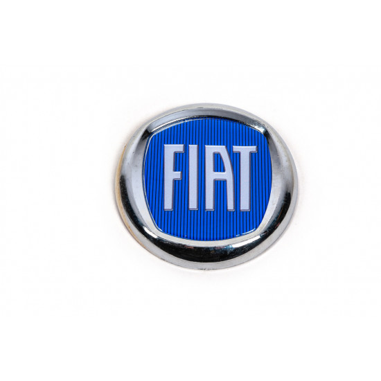 Емблема (синя, самоклейка) 85 мм для Тюнінг Fiat