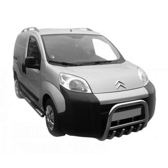 Передня дуга QT006 (нерж.) для Citroen Nemo 2008-2024 рр