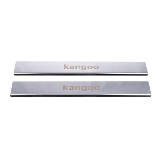 Накладки на пороги Carmos V1 (нерж.) для Renault Kangoo 1998-2008 рр Накладки на пороги Carmos V1 (нерж.) для Renault Kangoo 1998-2008 рр