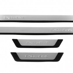 Накладки на пороги Flexill (4шт) Exclusive для Renault Espace 2002-2014 рр
